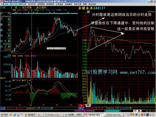 如何看分时走势图