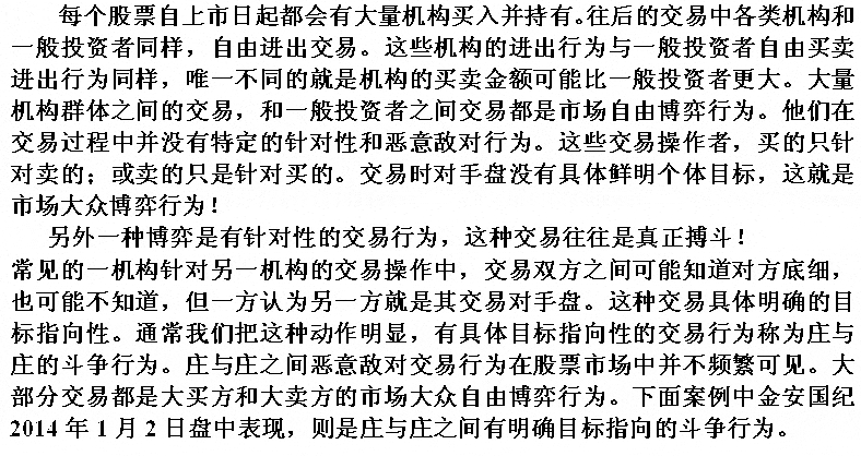 机构间的博弈行为