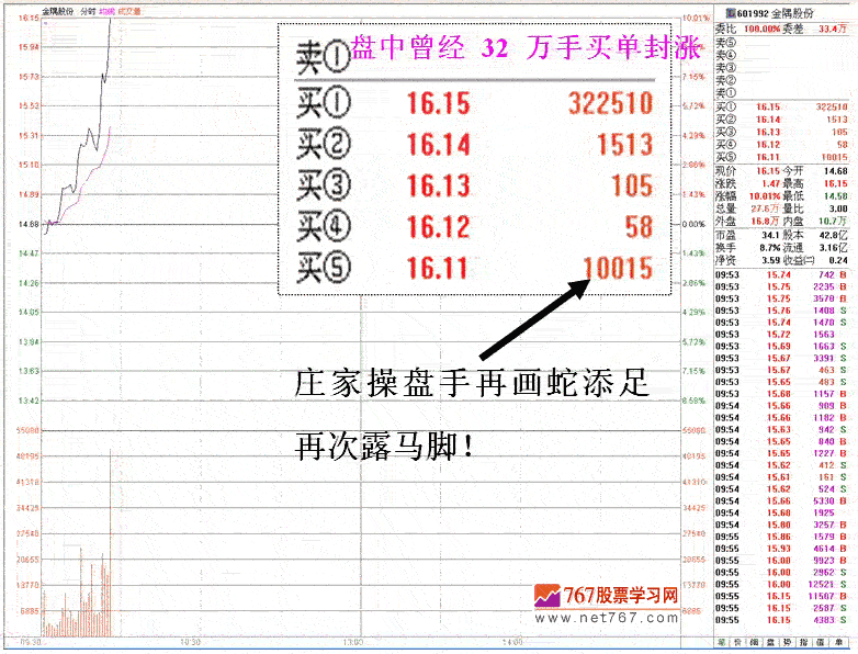 庄家操盘欲撤退盘口细节