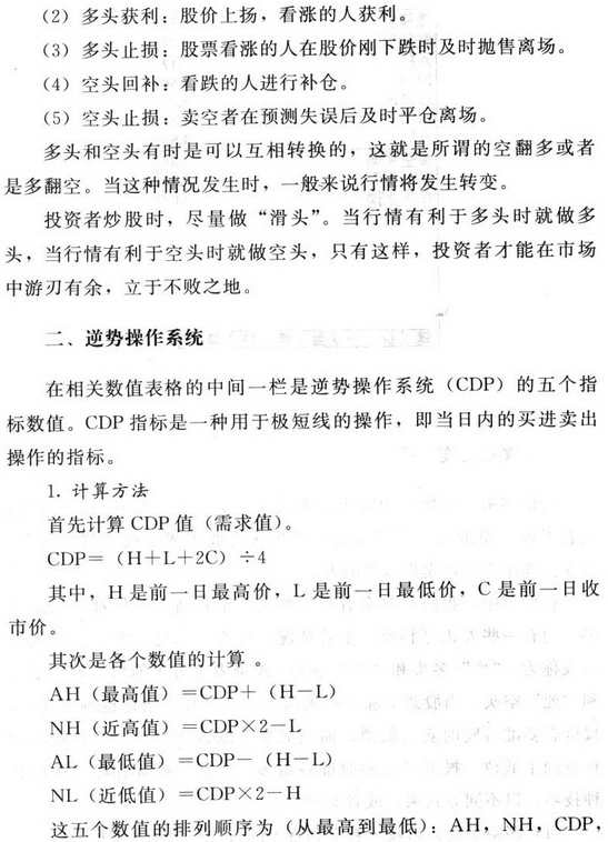 分划行情图解分析