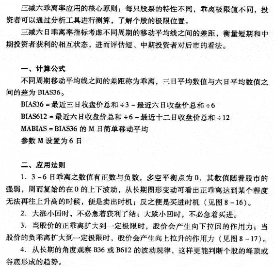 三减六日乖离率应用方法