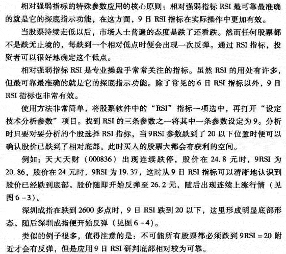 RSI指标的特殊参数应用