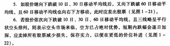 移动平均线的卖出时机