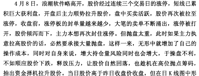 浪潮软件K线实战