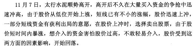 太行水泥K线实战