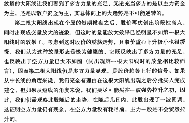 相对低位盘整后的大阳线