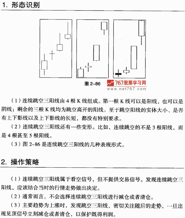 连续跳空三阳线